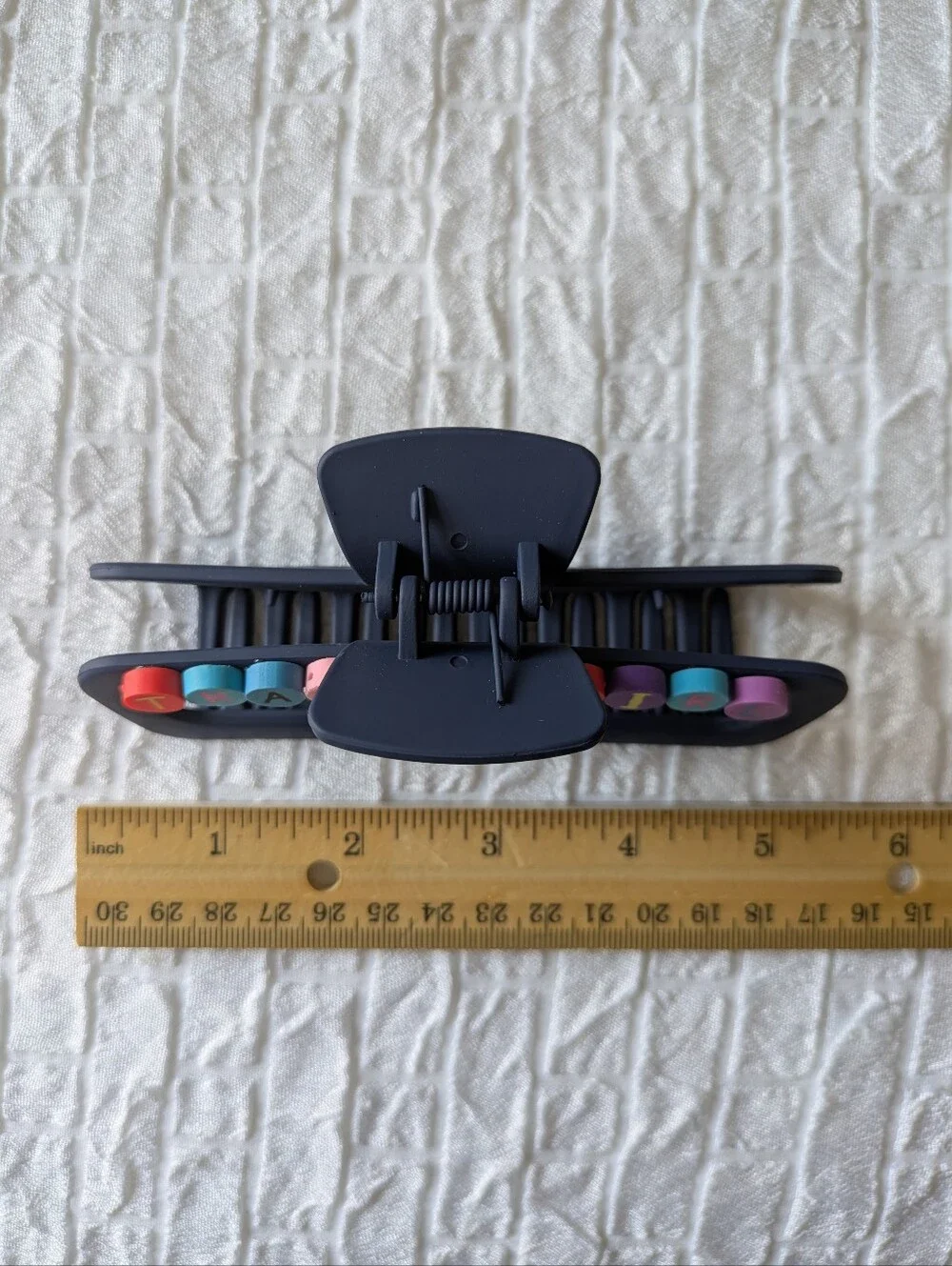 Travel Girl Hair Clip Claw Style Handcrafted | NWT